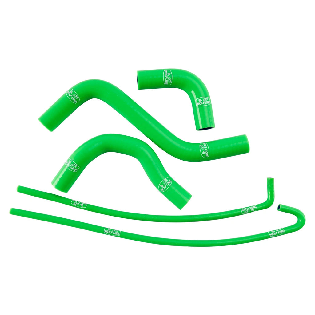 Silicone Radiator Coolant Hose Kit for Kawasaki Z900 Z900RS (2017–2026) Green