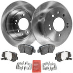 Brake Disc and Pad Kit for Hyundai Elantra (2010) - Ceramic Pads