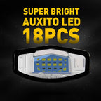 2X LED License Plate Light for Honda Accord Sedan (2003–2017)