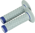 Renthal MX Dual Grips for Motorcycle (Comfort, Soft/Firm, Blue)