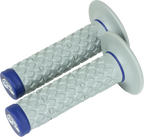 Renthal MX Dual Grips for Motorcycle (Comfort, Soft/Firm, Blue)