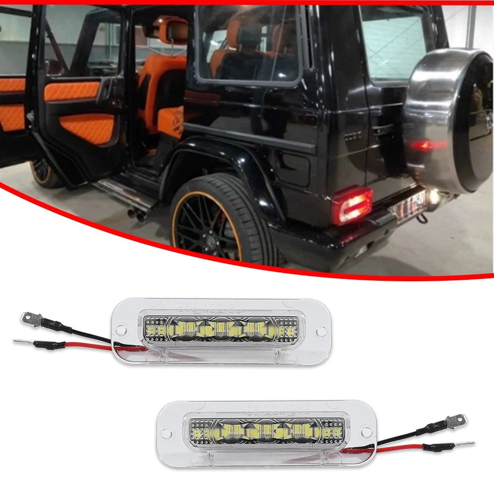 LED License Plate Lights for Benz G-Class W463 (1990–2023)