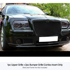 Black Stainless Steel Mesh Grille Insert for Chrysler 300C (2005-2010)
