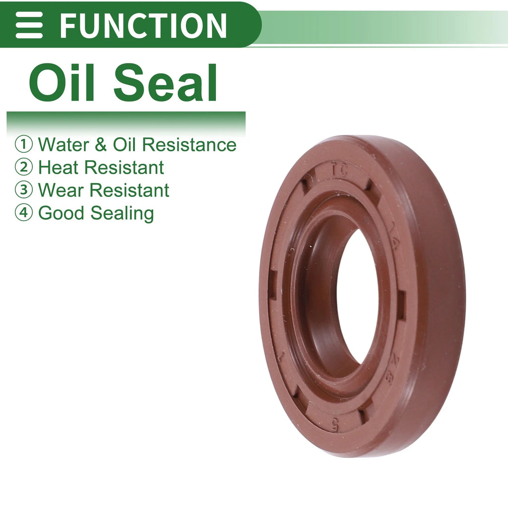 Set of 5 Oil Seal Rotary Shaft Seal 14x28x5mm for Various Models