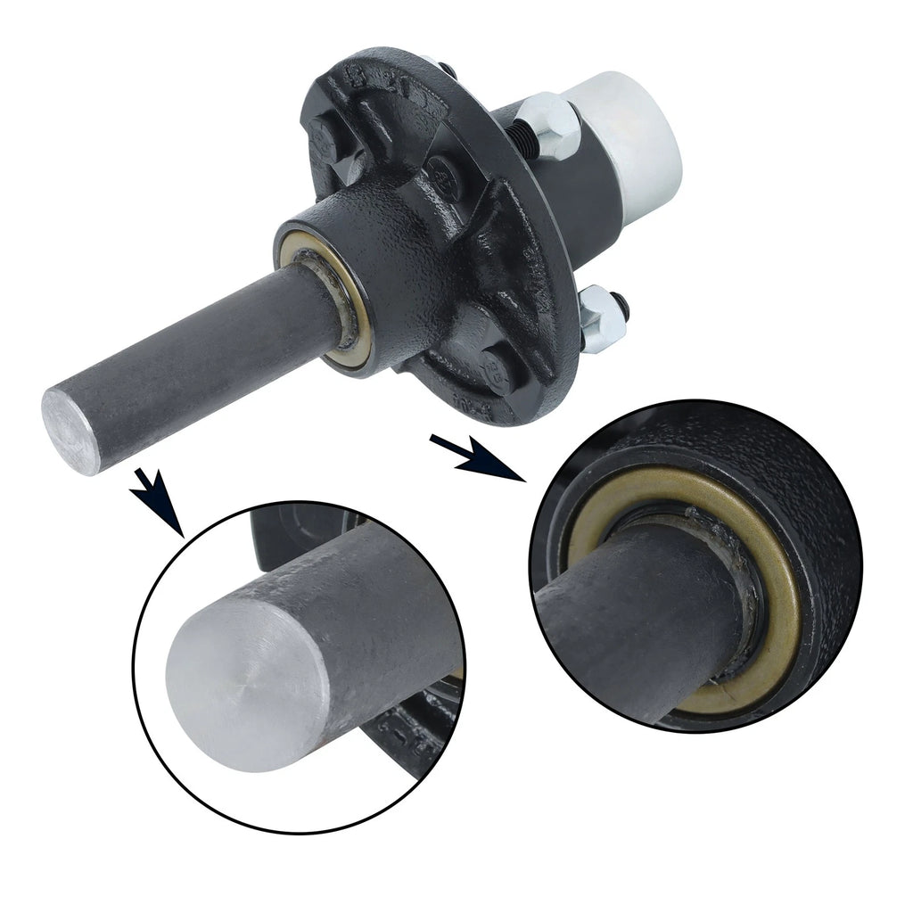8pc Trailer Axle Kit for 2000 lb Trailer (Year Unspecified)
