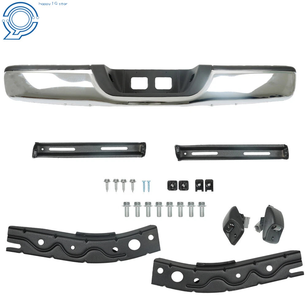 Chrome Steel Rear Step Bumper for Toyota Tundra (2000-2006)