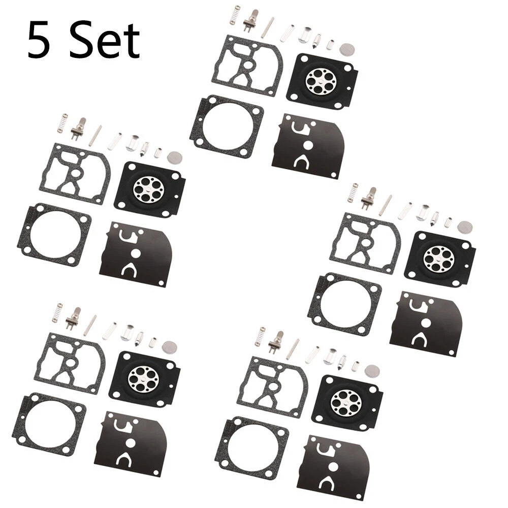 Set of 5 Carburetor Repair Kits for STIHL HS45 FS55 FS38 BG45 (ZAMA RB-100)