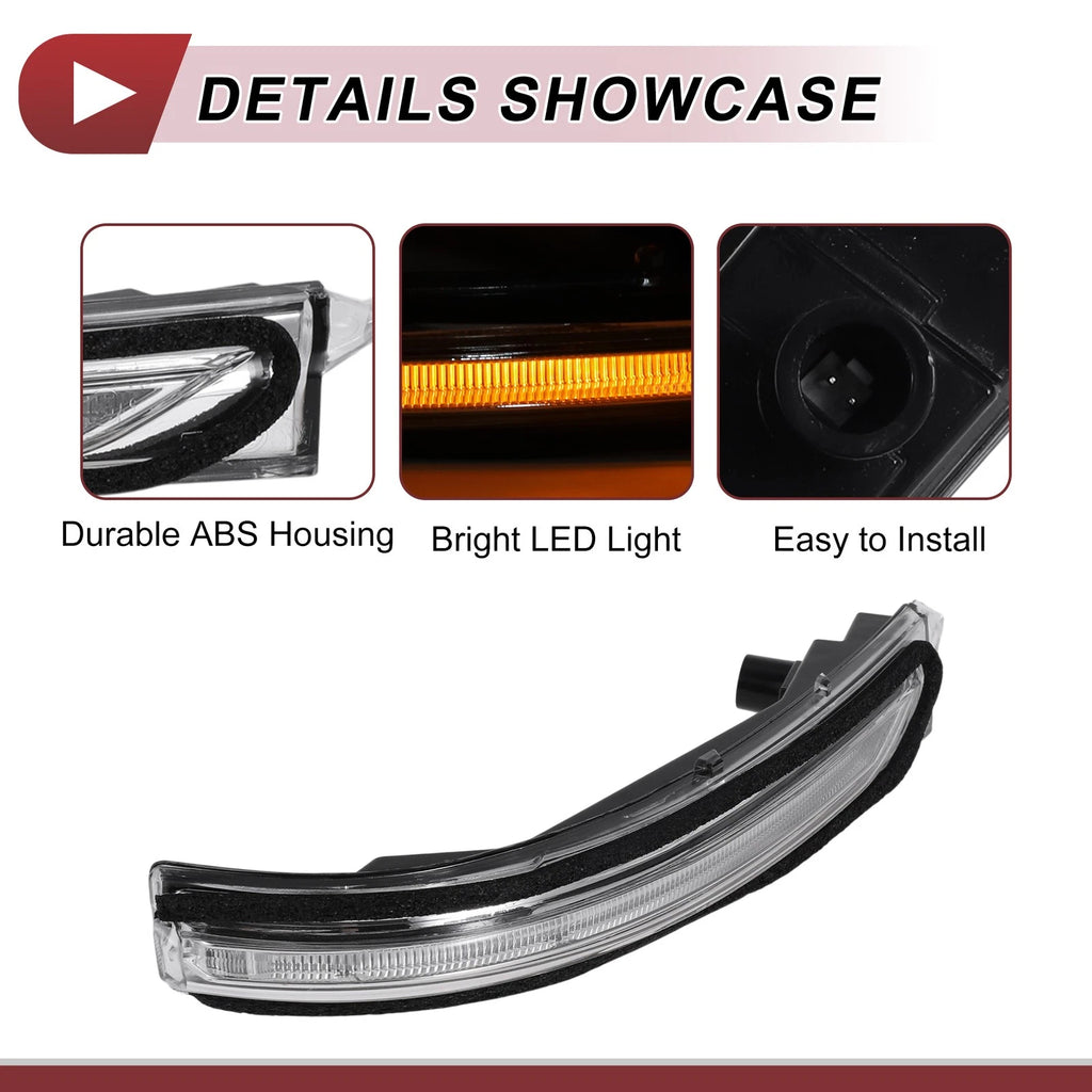 Front Left LED Mirror Turn Signal Light for Kia Optima (2017–2020) No. 87613D4000