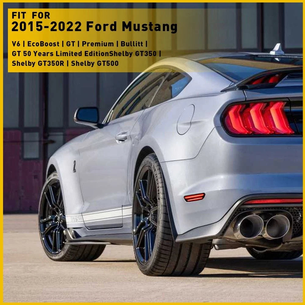 2X Rear LED Side Marker Lights for Ford Mustang (2015–2022) Smoked Lens