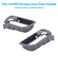 Pair Inner Door Handle for Toyota Camry (2002–2006) Chrome