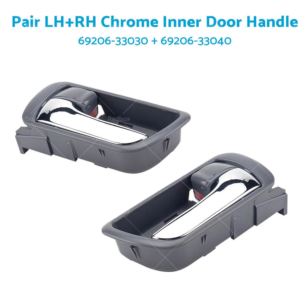 Pair Inner Door Handle for Toyota Camry (2002–2006) Chrome
