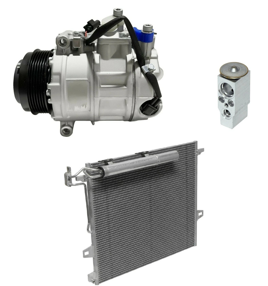 AC Compressor Kit with Condenser for Mercedes GL550 5.5L (2008–2012)