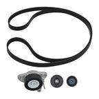 Drive Belt Tensioner + Idler Pulley Serpentine Belt Kit for Mercedes-Benz