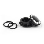 Set of 2 Frame Hole Caps for BMW R1200 R Nine T (2014–2016) Black