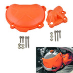 Water Pump Guard + Engine Clutch Cover for KTM 250 SXF XCF (2013–2016)