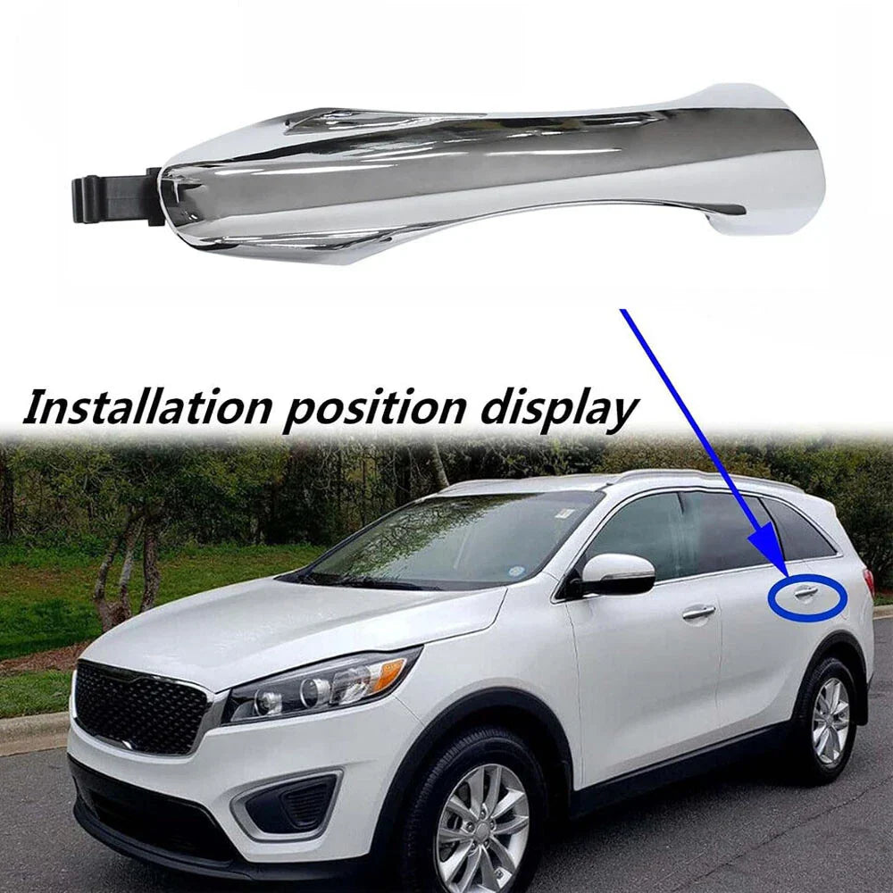 Left Rear Outside Door Handle Chrome for Kia Sorento (2016-2020)