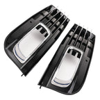 Set of 2 Front Bumper Fog Light Grille Covers for Audi A8 Quattro (2008–2010)