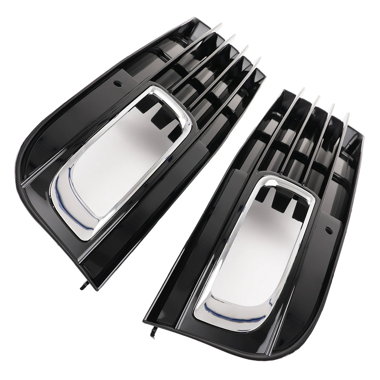 Set of 2 Front Bumper Fog Light Grille Covers for Audi A8 Quattro (2008–2010)