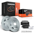 Set of 6 Drilled Rotors & Brake Pads for Ford Explorer Edge 