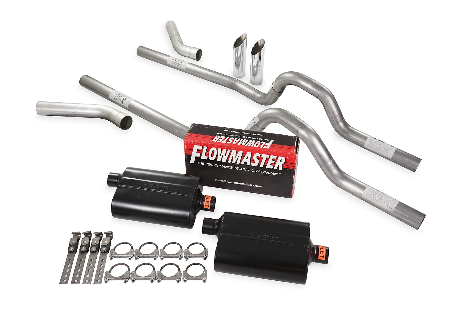 Dual Exhaust Kit for 1962–1966 Ford F-Series 3" Flowmaster Super 40