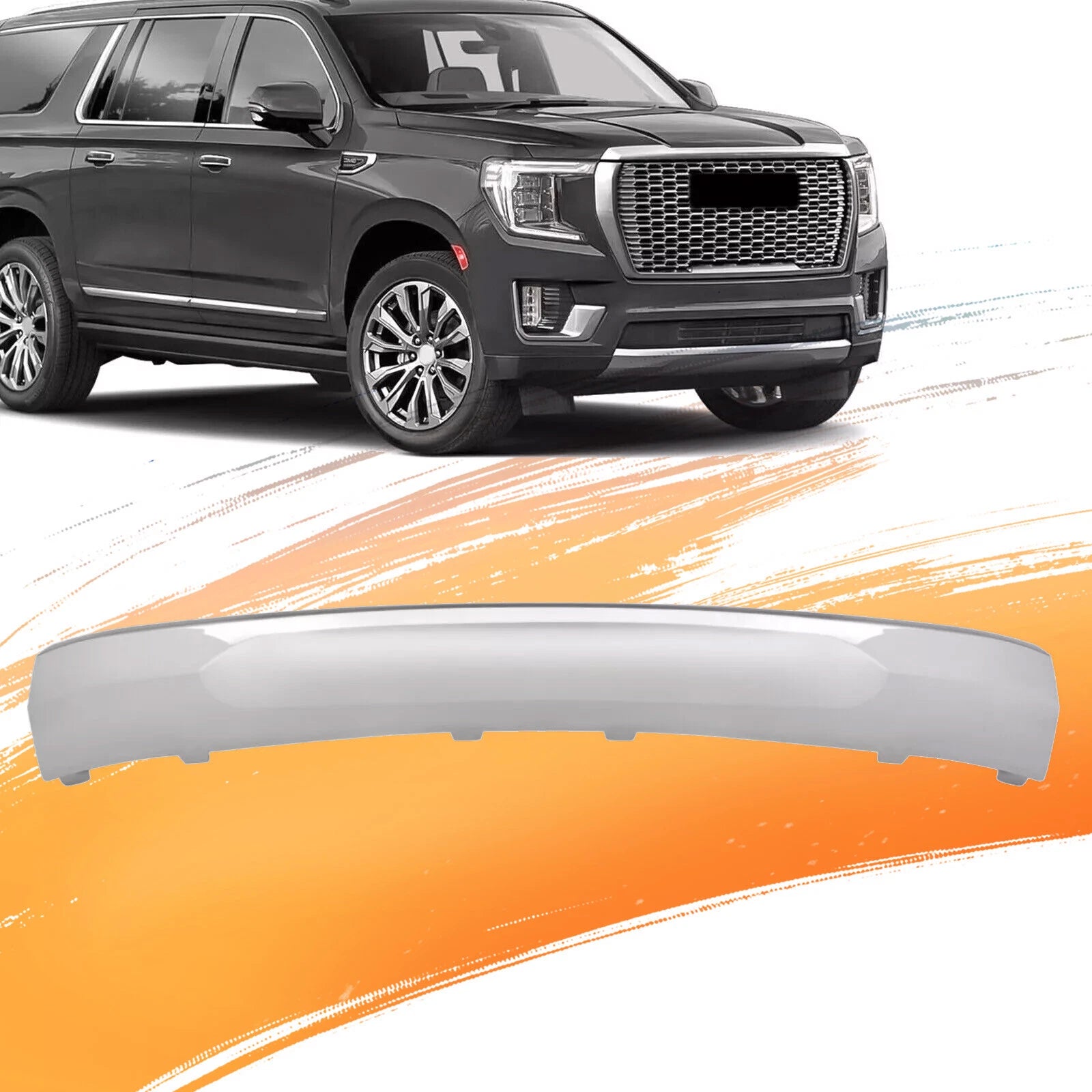 Chrome Front Bumper Lower Panel Trim Valance Cover for GMC Yukon XL (2021–2023)