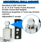 14000lbs Weight Distribution Hitch for Trucks (w/ Sway Control, 2-5/16" Ball)