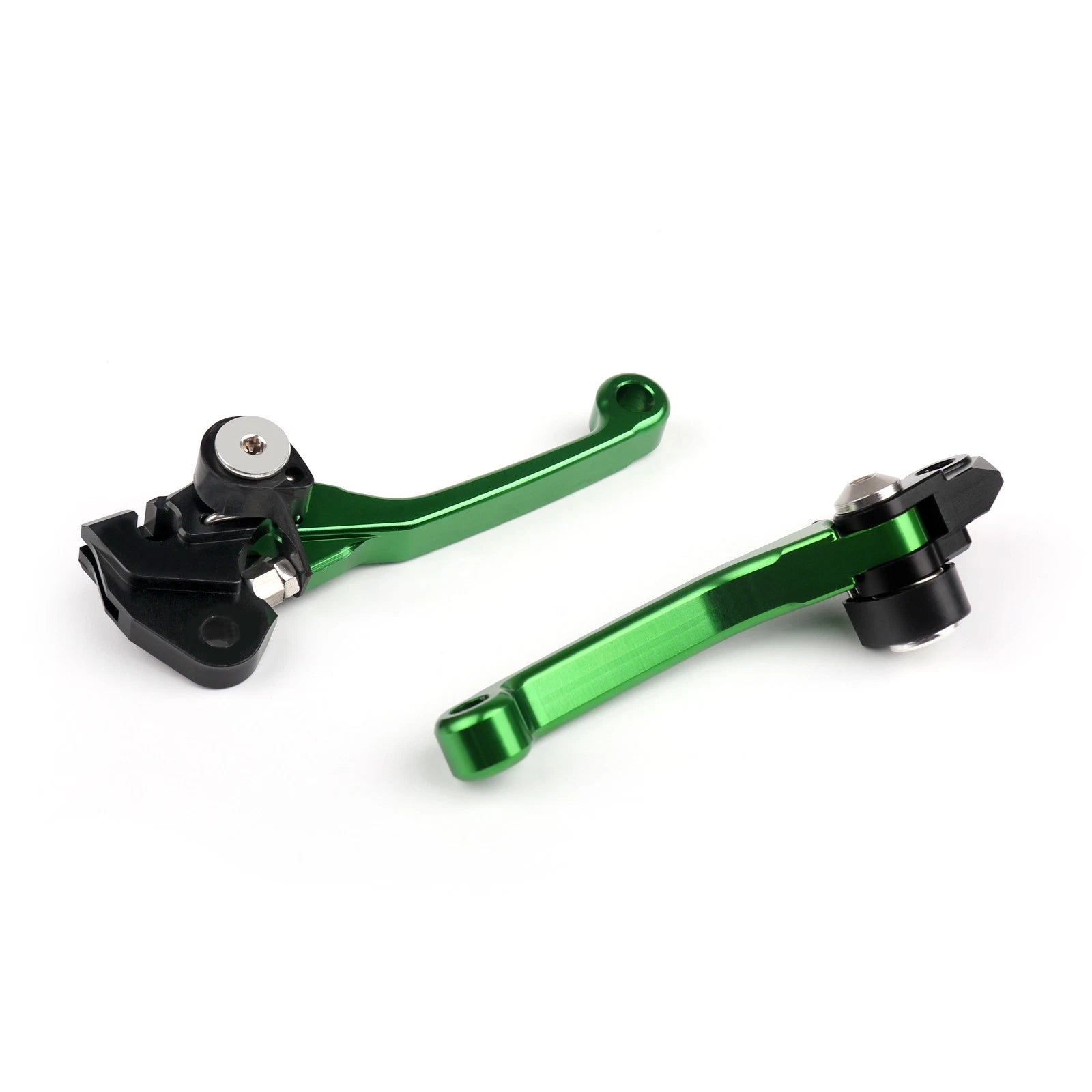 Pivot Brake Clutch Levers for Kawasaki KX65 KX85 KX250 KX250F KX125 (2004) Green