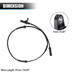 Front Left Right ABS Wheel Speed Sensor for BMW 528i Base 3.0L