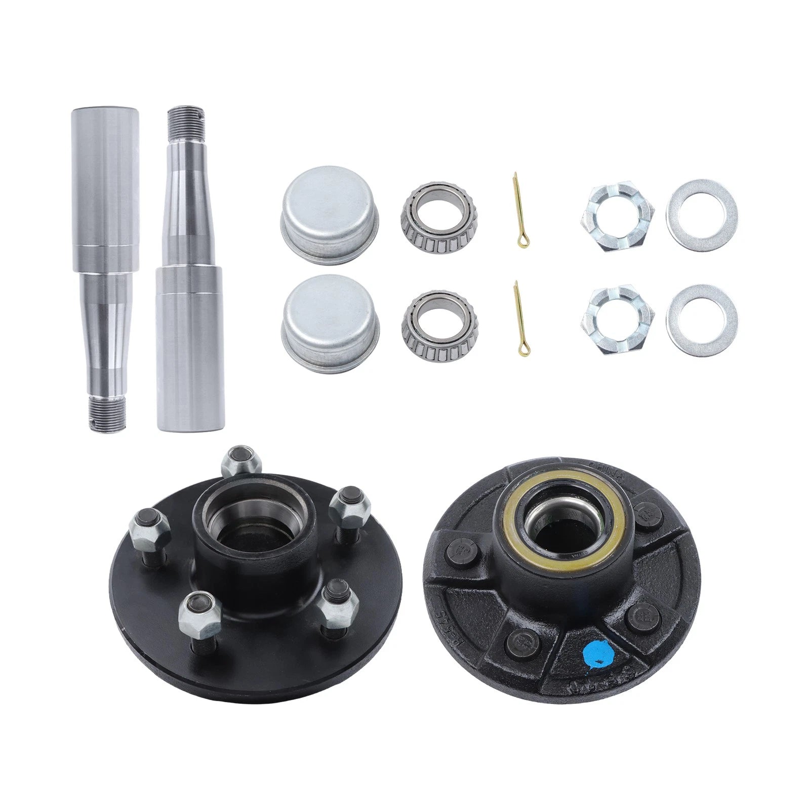 Trailer Hub Kit for 5 on 5.45' Spindle (8.25' Round)