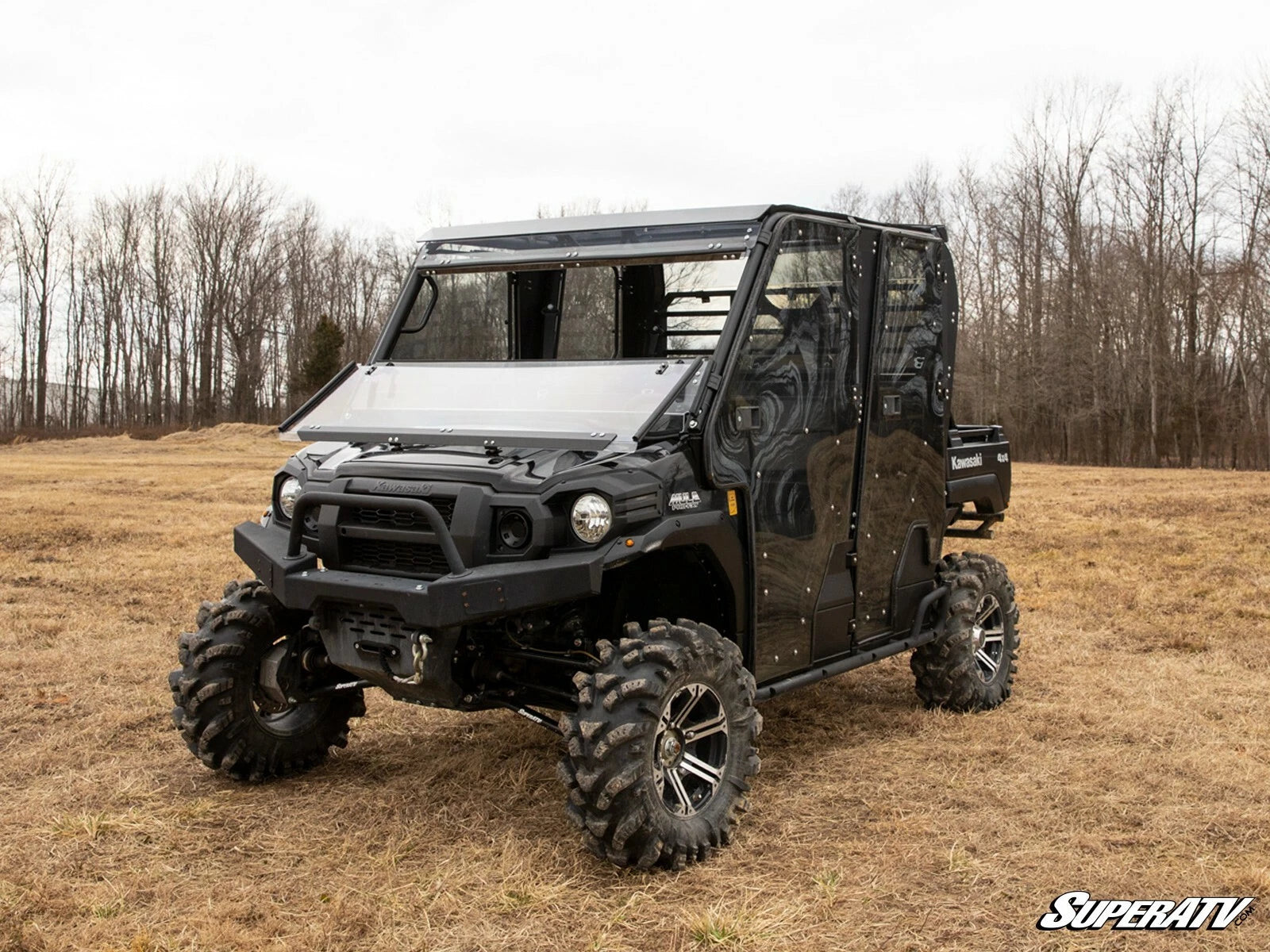 3-in-1 Flip Down Windshield for Kawasaki Mule Pro FXT / DXT (2015–2023)