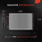 Radiator with Engine Oil Cooler for Buick Century (1997-2005)