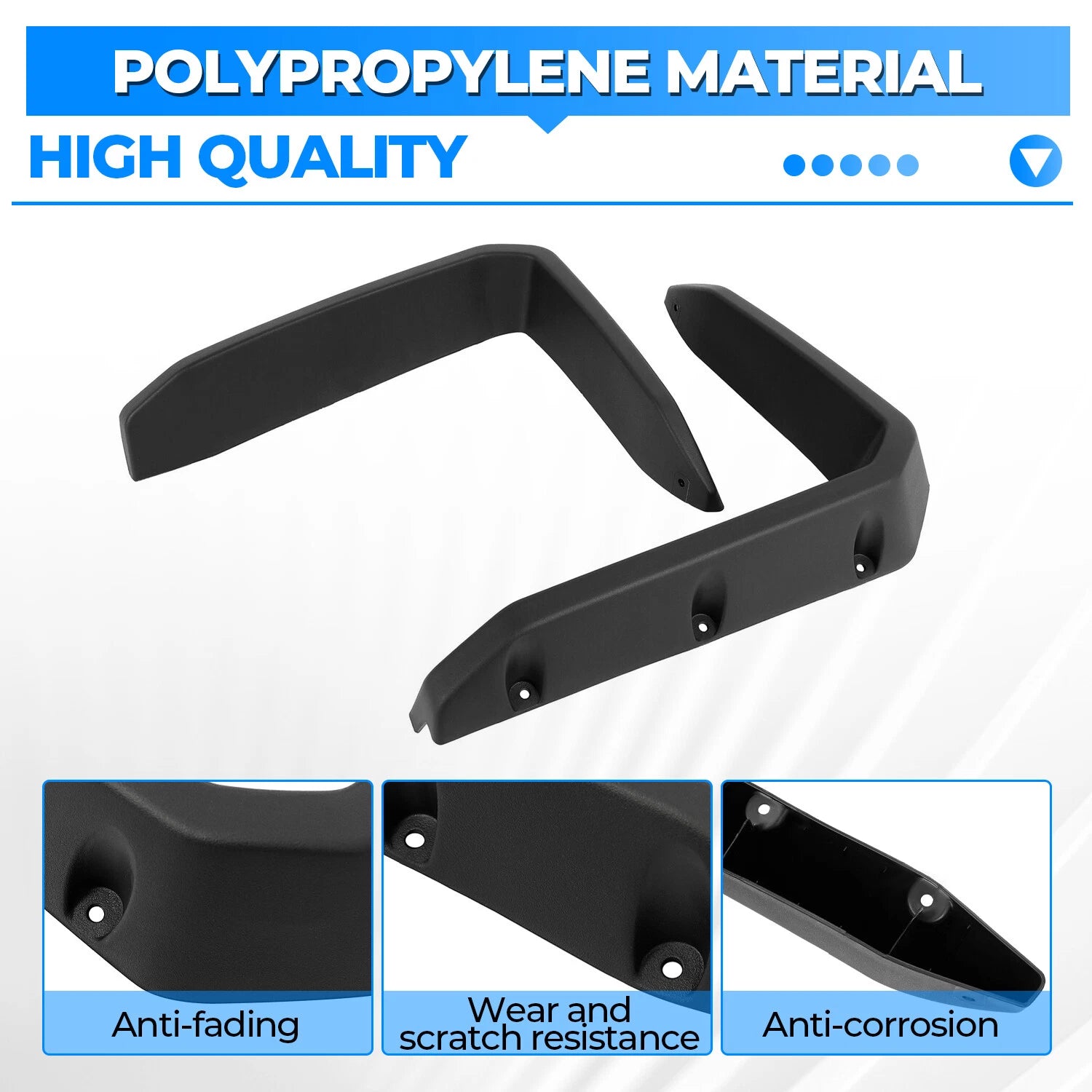 Pair Front Fender Flares for Honda Pioneer 700 2/4 (2014–2021) #08P70-HL3-600
