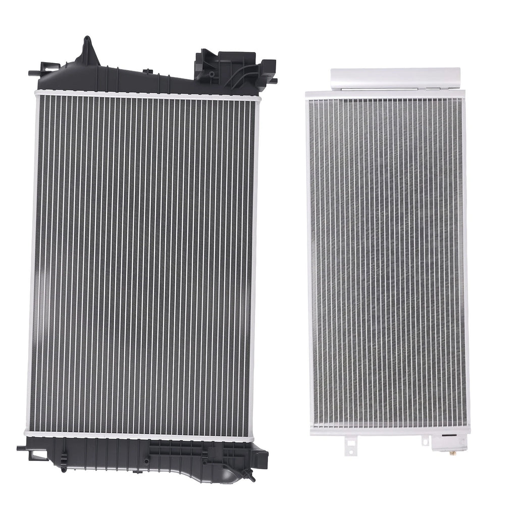 Aluminum Radiator & AC Condenser for Chevrolet Sonic 1.4L (2012–2020) 95316049
