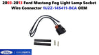 Fog Light Lamp Socket Wire Connector for Ford Mustang (2003–2013) 1U2Z-14S411-BCA