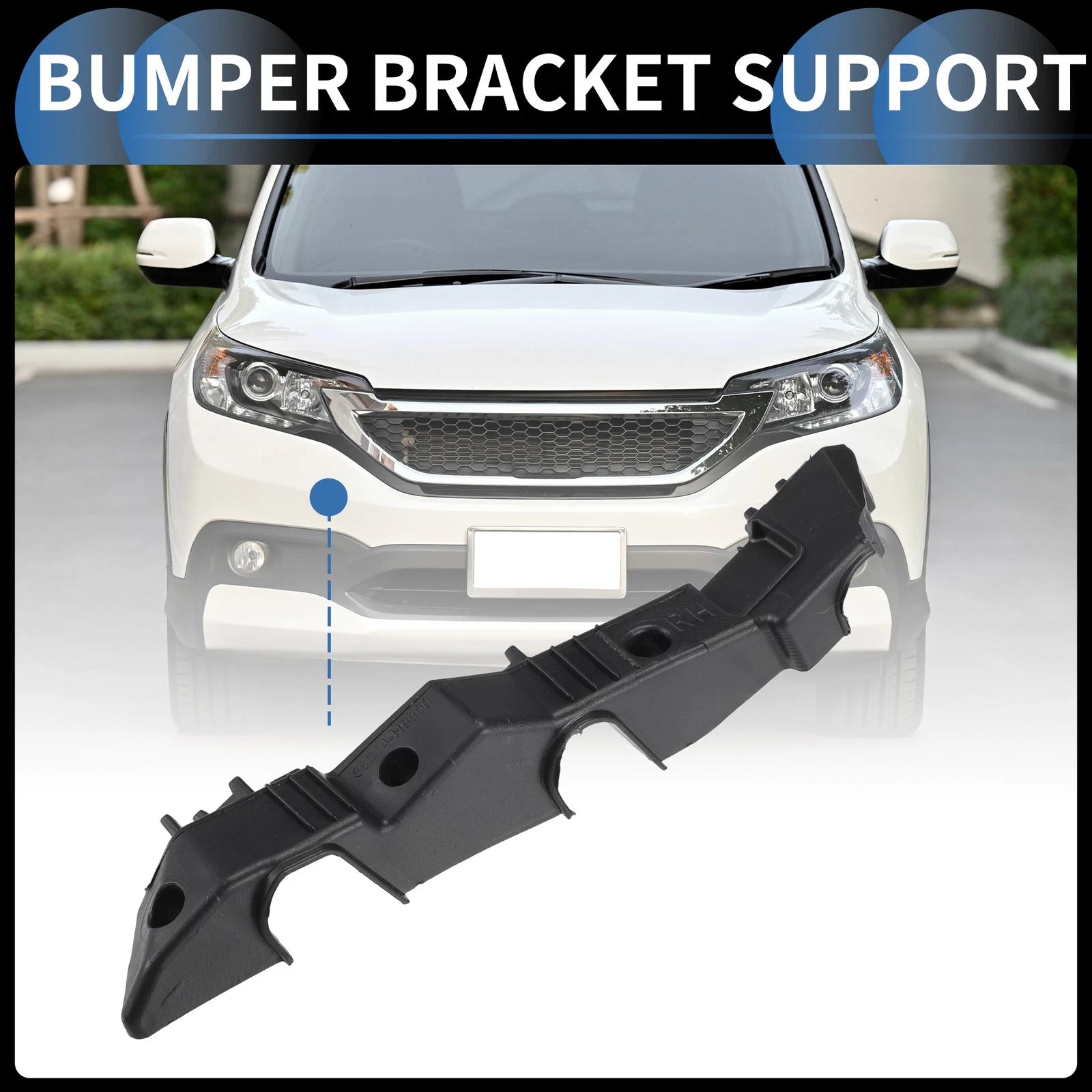 1pc Right Front Bumper Retainer Bracket No. 86514H9000 for Hyundai Elantra (2021–2023)