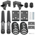 3" Front 5" Rear Drop Shock Spring Kit for Chevy Silverado GMC Sierra (2007–2013)