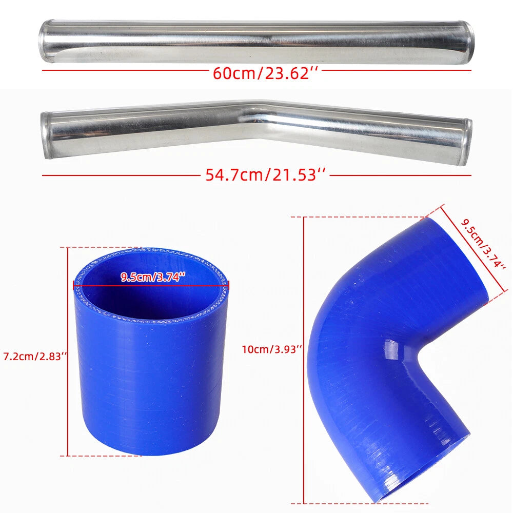 2.5" Aluminum Intercooler Pipe Kit for Universal (All Models)