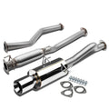 4" Burnt Tip Muffler Catback Exhaust System for Honda Civic EX/GX (2001–2005)