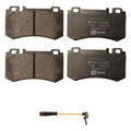 Hella Rear Low-Met Disc Brake Pad w/Sensor for Benz C215 W219 W220 (2000–2010)