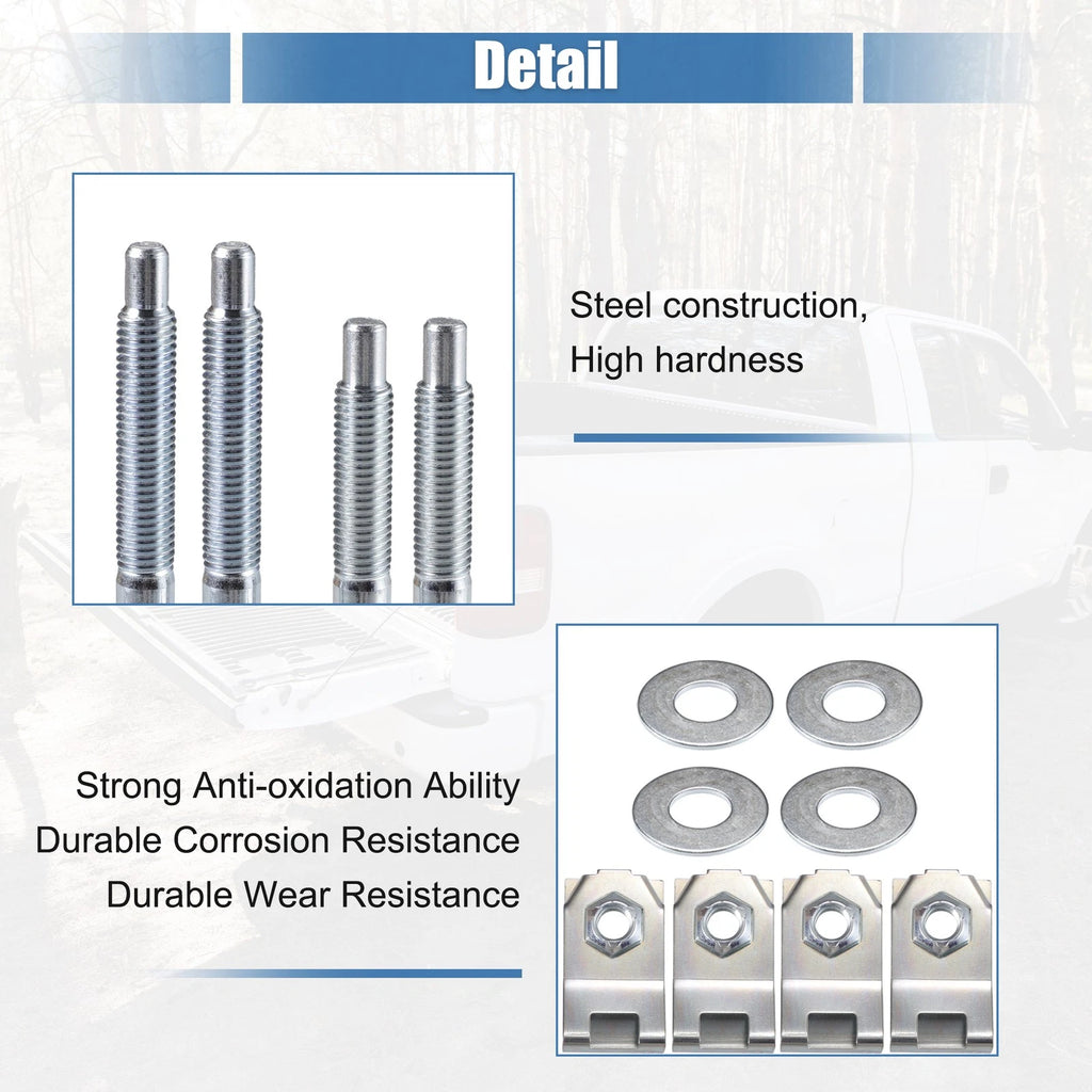 Truck Bed Mounting Hardware Kit with Mount Bolt for Ford Ranger (1983–2011)