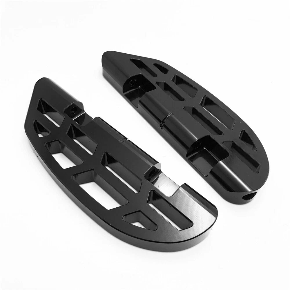 Dominator Leaf Knob Passenger Footboard Kit for Harley Touring (1993–Present)