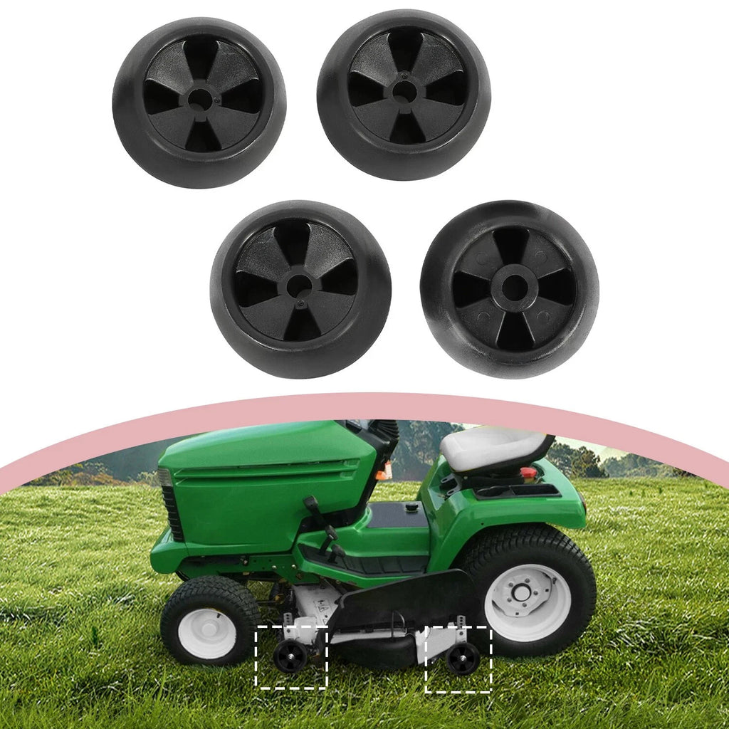 Set of 4 Deck Wheels for John Deere X500 X530 X580 Z426 LX266 A320 #M111489 #AM133602