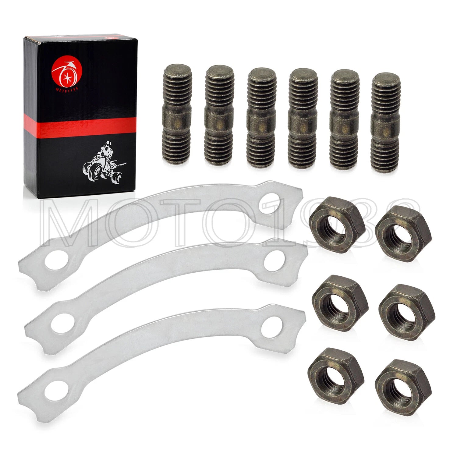 Sprocket Hub Locking Stud Nut Washer Kit for Yamaha Blaster Banshee Warrior (1988-2006)