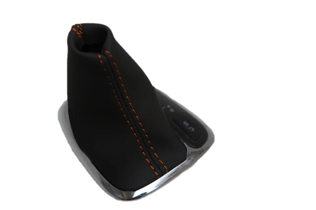 Leather Synthetic Automatic Boot for Mercedes Benz Class C (2001–2009) Orange Stitch