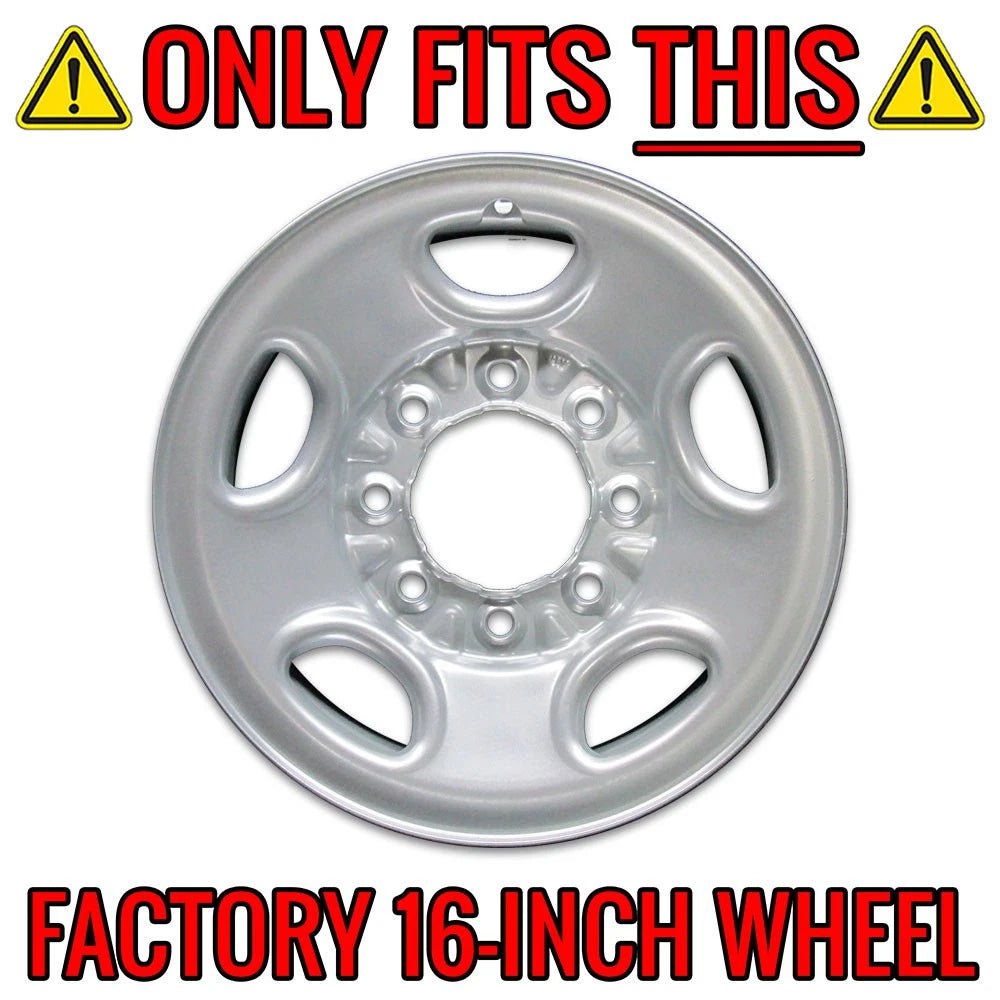 Chrome Wheel Skins 16 inch Replacement for 1999-2006 GMC Sierra 2500
