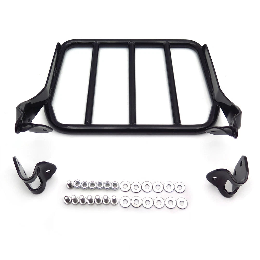 Black Sport Luggage Rack for Harley Fat Boy Breakout (2018–2020)