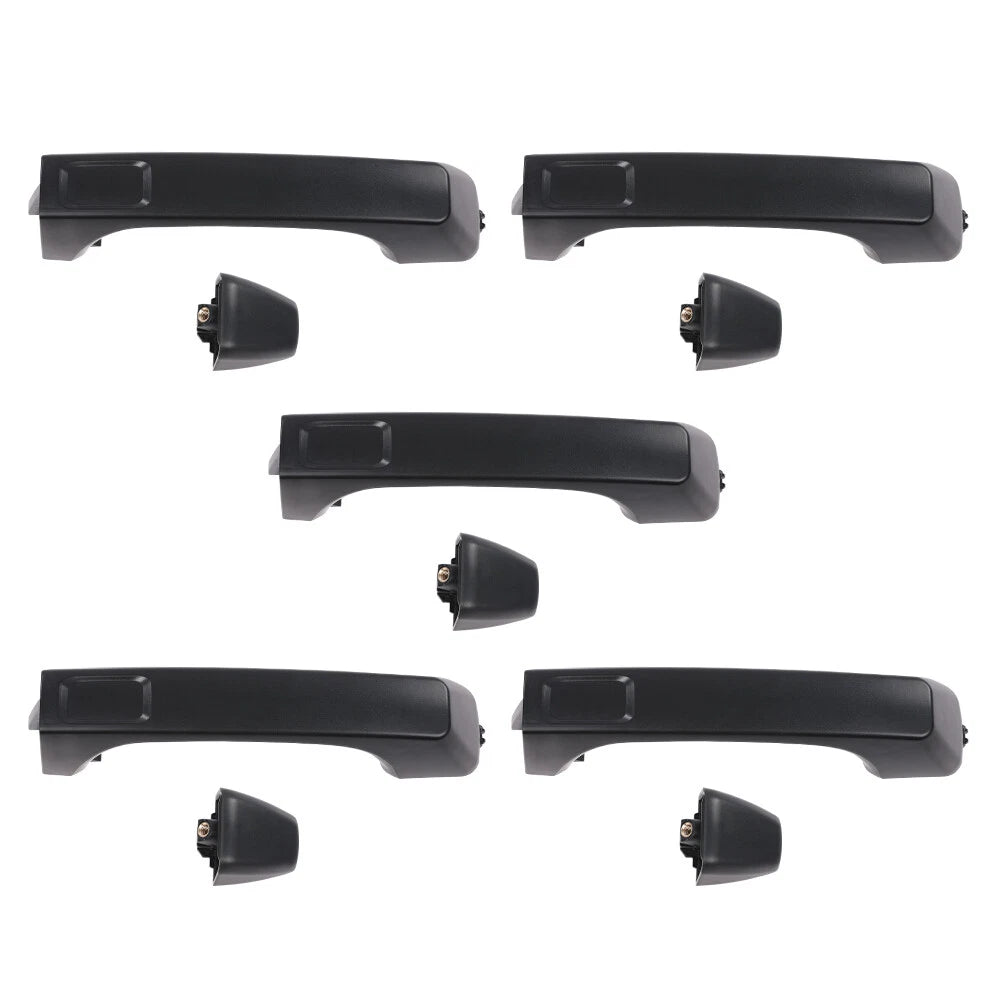 Set of 5 Black Door Handles for Hummer H3 H3T (2006–2010)