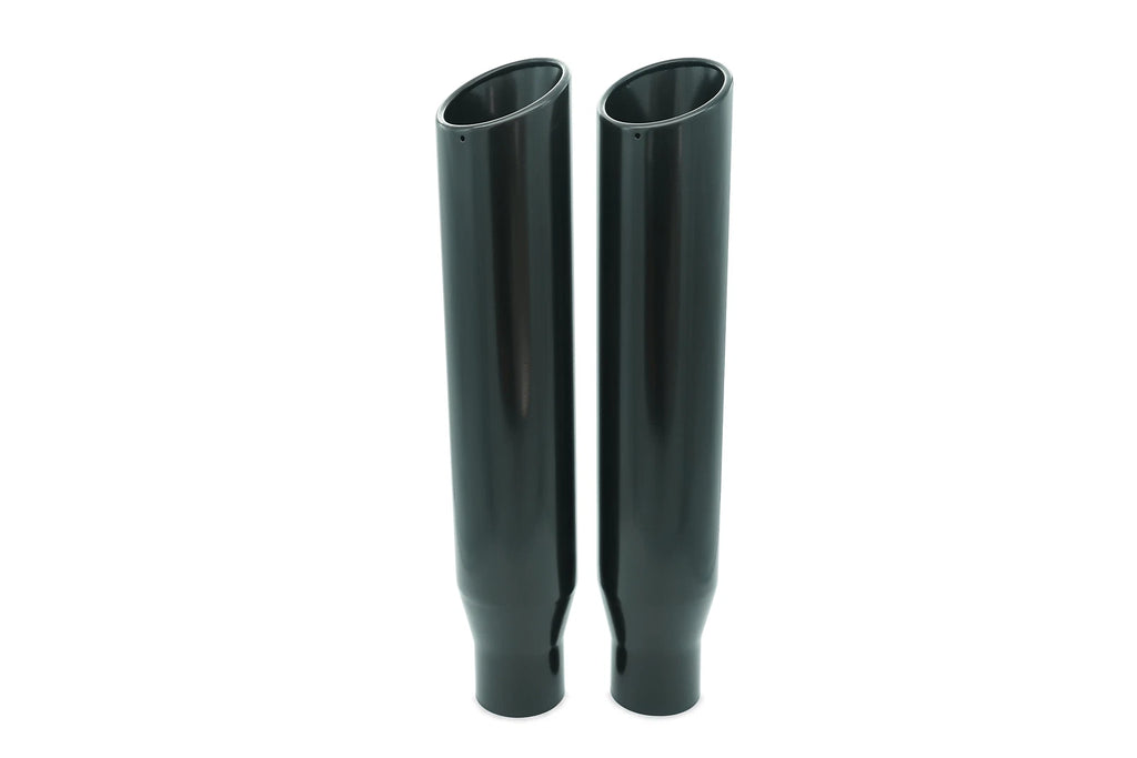 Dual Exhaust Kit for Chevy GMC 1500 Truck (1996-1999) Black C Tips