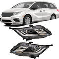 Pair of Halogen Headlights for Honda Odyssey (2018–2020)