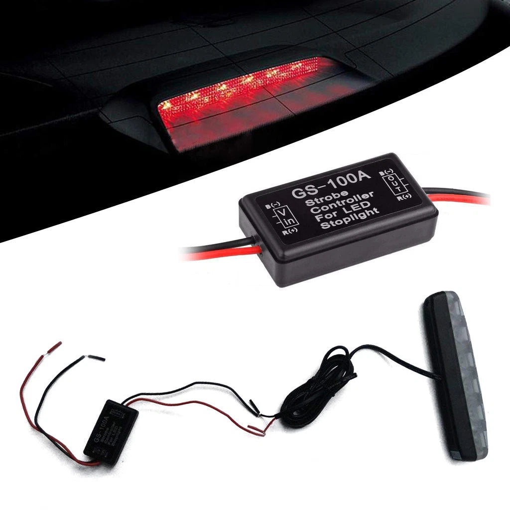 12X Flash Strobe Module Controller for 3rd Brake LED Light